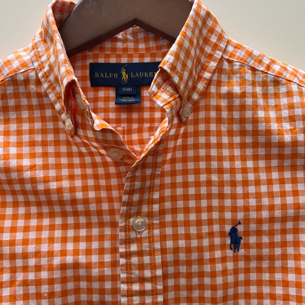 Boys Sz 8 button down shirt